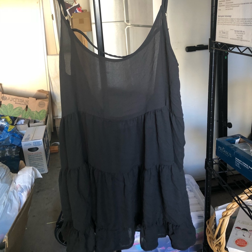 Brandy Melville black strappy dress